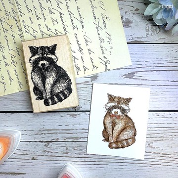 楓木印章-浣熊 FT-4103