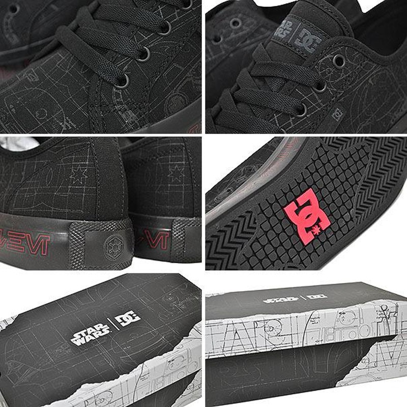 DC SHOES STAR WARS MANUAL BLACK/GREY/RED dm222106-xksr ADYS300718