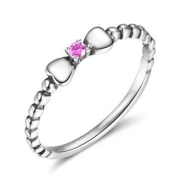 純銀戒指．蝴蝶結．防小人尾戒｜閨蜜．混搭．疊戴