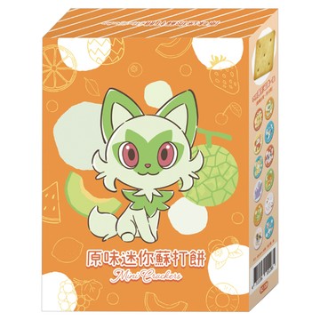 PoKeMoN 寶可夢 原味迷你蘇打餅 新葉喵&胖丁  25g  1盒