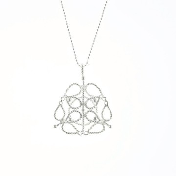 I-Shan13｜花盒扭絲項鍊