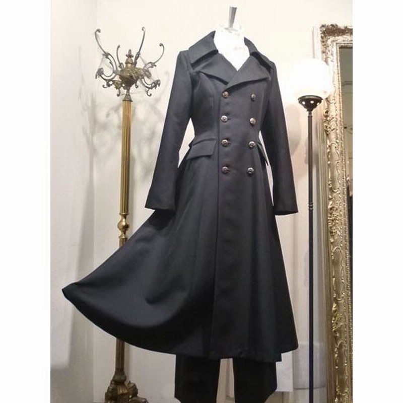 軍服　ロングコート 実物 新品 デッドストック スウェーデン軍 ウールロングコート