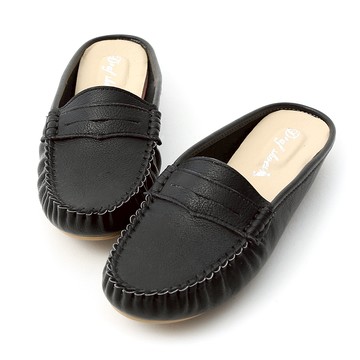 D+AF 舒適假期．MIT經典款豆豆穆勒鞋