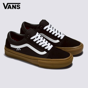 Vans Skate Old Skool 男女款黑色專業滑板鞋