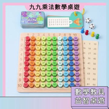 台灣現貨🚀九九乘法數學桌遊 數學教具 益智桌遊 早教玩具 啟蒙教具 數字認知 兒童節禮物 算術訓練 親子互動玩具