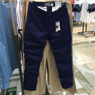 Baleno/班尼路男褲 時尚男裝多色straight fit長褲 純棉休閑褲子