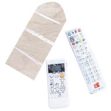 E.City 遙控器專用保護膜 PVC材質 5枚/包  27 X 11cm  熱收縮膜 透明