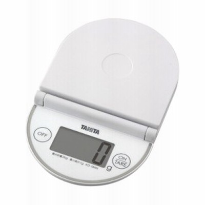 タニタ KD-184N ホワイト デジタルクッキングスケール 2kg