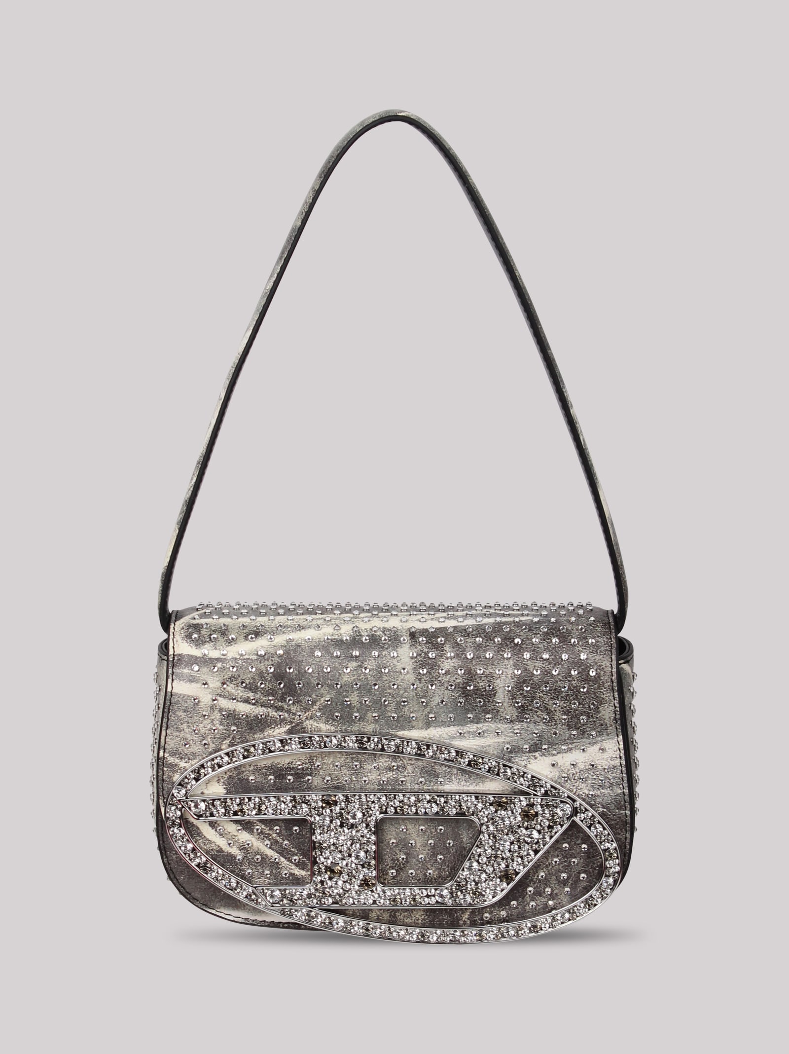 Diesel 1dr Crystal-embellished Shoulder Bag