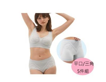 消費高手推薦 完美能量內褲【京美】高極絲能量提臀(三角/平口)5件組
