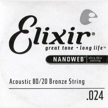 小叮噹的店-木吉他弦 第三弦 G弦 美國 Elixir 黃銅 15122/15123/15124 80/20 Bronz