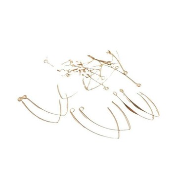 宏雲Hongyun-Ala-保色14K包金耳鉤大號V字長耳鉤氣質ins潮耳環製作資料diy耳飾配件