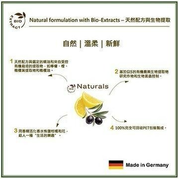 Naturals 自然果漾 沐浴洗護系列 星級連鎖御用品牌 小樣旅行組