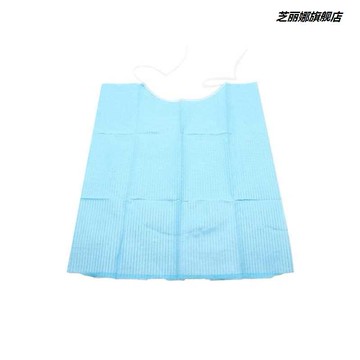 圍巾系帶大人圍嘴飯兜老人衛生圍布中號吃飯一次性餐巾圍脖口水紙