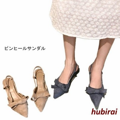 サンダル レディース ピンヒールサンダル ポインテッドトゥ シューズ ピンヒール 蝶結び 女性 靴 夏 ハイヒール くつ レトロ お洒落 通販 Lineポイント最大get Lineショッピング