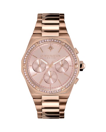 Olivia Burton Hexa Embellished Chronograph, 38mm