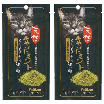 Pet Best 浦霞造粒貓薄荷粉7本入  貓薄荷  7g  2入