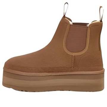 (WMNS) UGG Neumel Platform Chelsea Boot 'Chestnut'