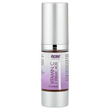NOW Foods, NOW Solutions® 維生素 C 阿魏酸精華，1 液量盎司（30 毫升）