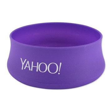 Yahoo 紫色限定狗狗食用碗