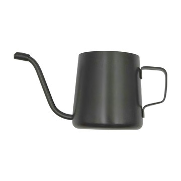 Hisato 手沖壺 304不鏽鋼 4mm超細壺口 掛耳式咖啡手沖壺 細口壺 啞光磨砂黑 250ml  壺身  1個