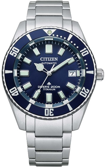CITIZEN 星辰錶 PROMASTER系列 1977復刻 機械潛水腕錶 (NB6021-68L)-41mm-藍面鈦帶【刷卡回饋 分期0利率】【APP下單點數13倍送】