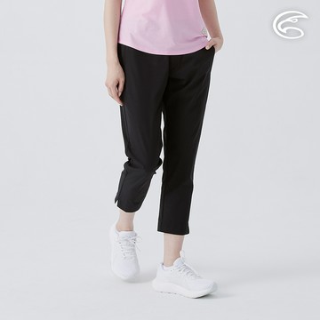 女彈性透氣快乾休閒九分褲 AP2511080 黑色 (S-2XL)