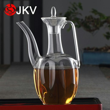 玻璃煮茶壺仿宋執壺網紅貴妃電陶爐煮茶器耐高溫仿古燒水壺泡茶壺