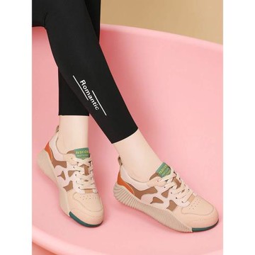 品牌真皮鞋子女秋冬運動休閑阿甘鞋2025新款健身鞋平底軟底小皮鞋