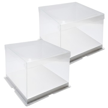 2號蛋糕盒  2個  透明