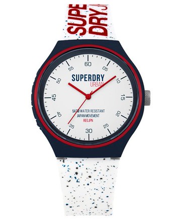 Superdry Men's Men's Urban Fleck Watch White - Size: 1SIZE