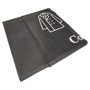 KUIBAO 快豹生活 掛衣物一體式立體防塵罩 黑色  111 x 91cm  1個  1個