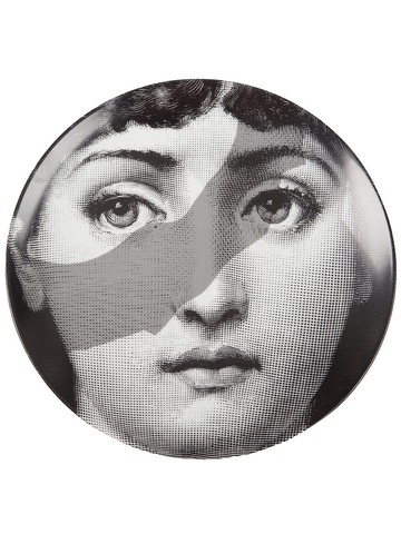 Fornasetti - Plate - unisex - China - One Size - White
