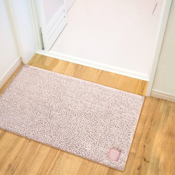 Hitohira抗菌除臭瞬吸防滑腳踏墊(L)50×75cm（多色可選）單入 (L)雲灰色