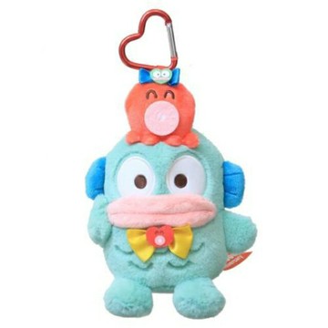 小禮堂 Sanrio 三麗鷗 人魚漢頓 愛心扣環絨毛玩偶吊飾 (好友款)