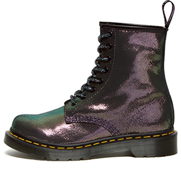 (WMNS) Dr.Martens 1460 Disco Iridescent Suede Lace Up Boots 'Purple'