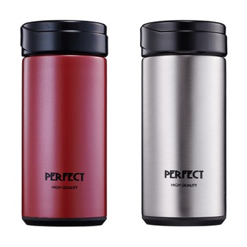 《PERFECT 》304不鏽鋼晶鑽真空保溫杯保溫瓶320cc台灣製造