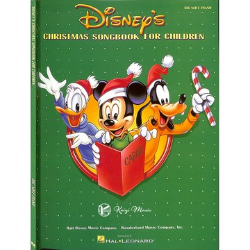 【凱翊 | HL】大音符鋼琴樂譜：迪士尼聖誕歌曲 兒童樂譜 Disney's Christmas Piano