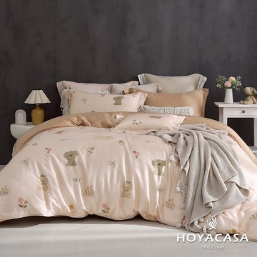 HOYACASA 60支抗菌天絲兩用被床包組｜奇趣汪汪｜(單人/雙人/加大)