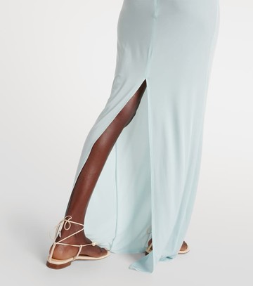 Magda Butrym Crochet-trimmed off-shoulder maxi dress