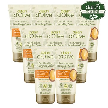 【土耳其dalan】頂級摩洛哥堅果油特潤深層滋養修護霜 60mlX9 特殺組