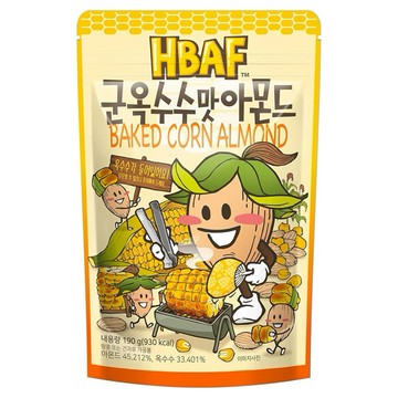 HBAF 杏仁果與烤玉米 120g (TW063)