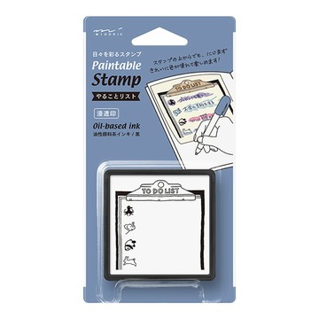 MIDORI 《Paintable Stamp 浸透印》