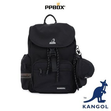 KANGOL 蓋子束繩後背包 包包 【66258740】