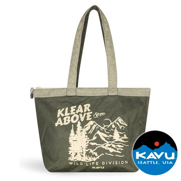【KAVU】Cabin Tote休閒手提袋『綠樹林』K9492 露營｜休閒｜旅遊｜戶外