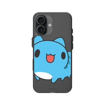 iPhone 17 Clear (相機按鈕) 酷墨灰 - 貓貓蟲咖波 Bugcat Capoo - 你在看我嗎
