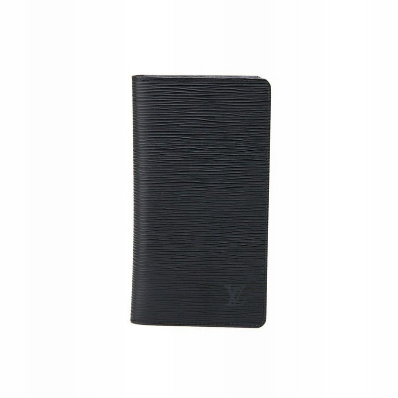 ルイヴィトン LOUIS VUITTON エピ マチ付長札入れ 黒 M63212 中古 通販