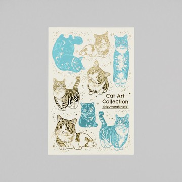 Cat Art Collection 明信片 Shizuwarahinata