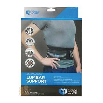 Grace CARE 竹炭透氣腰帶 短版護腰 隱藏美觀 透氣抗菌 工作護腰 久站支撐 台灣製造 護腰推薦