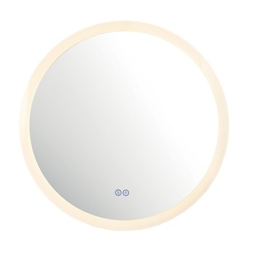 【H&R安室家】80CM J039圓鏡 三面發光 觸控智能鏡/除霧鏡/掛鏡/浴鏡HR24681